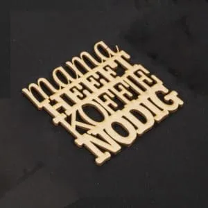 onderzetters mama koffie multiplex